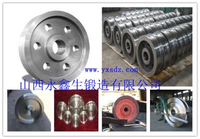 卸船機(jī)輪 山西鍛造廠家供應(yīng) 港口卸船起重機(jī)械行走鍛鋼輪 車(chē)輪鍛件